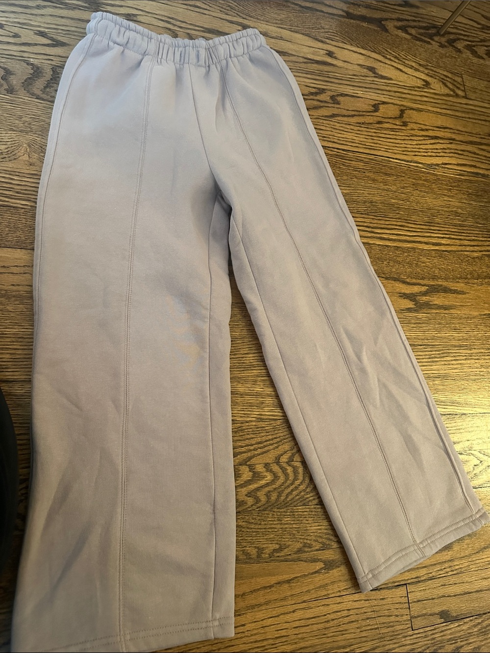 Zara Kids Lavender Elastic-Waist Joggers